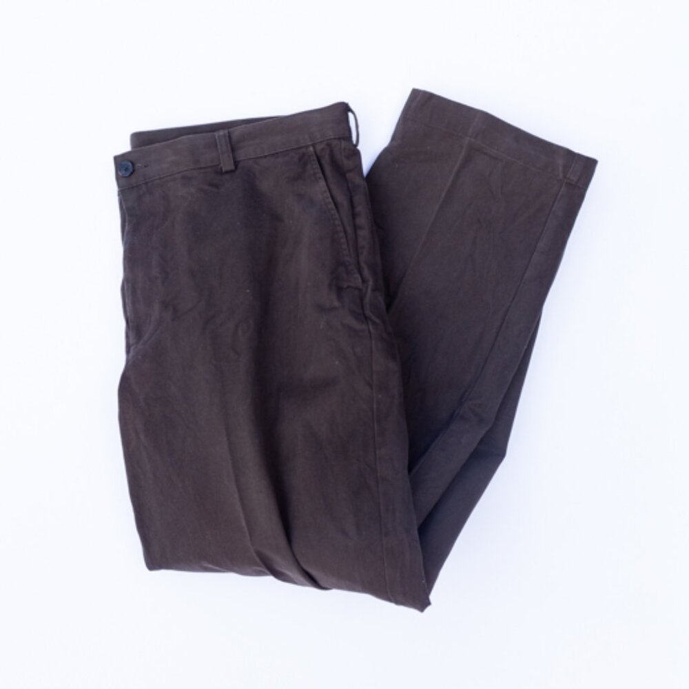 Brooks Brothers 346 Olive Khaki Pants W40 L30 100% Cotton